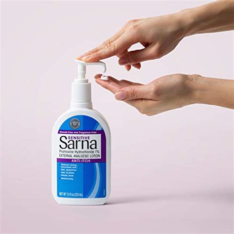 Sarna Sensitive Steroid Free Anti Itch Lotion For Dry Irritated Skin