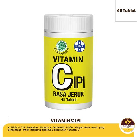 Jual Vitamin Ipi Isi Tablet All Variant A B B B Complex C