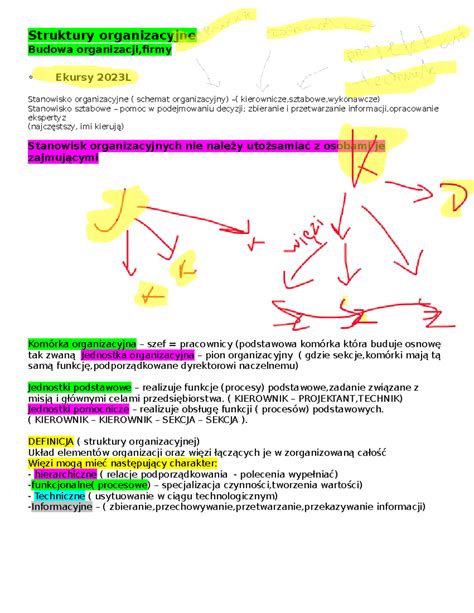 Struktury Organizacyjne Struktury Organizacyjne Budowa Organizacji