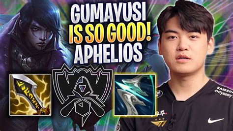 Gumayusi Is So Good With Aphelios T Gumayusi Plays Aphelios Adc Vs