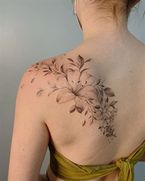 Floral Anaoliveiratattoo Shoulder Tattoos For Women Flower Tattoo