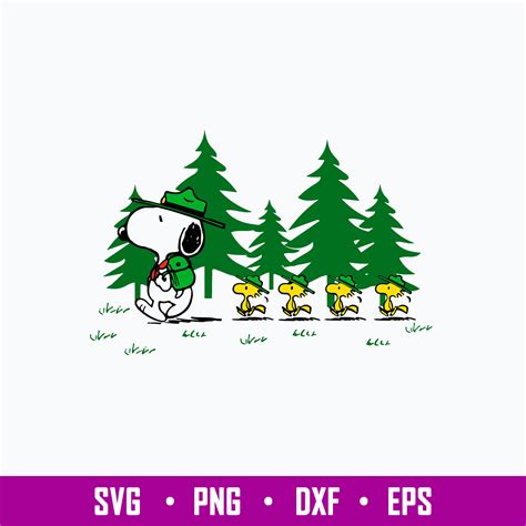 Snoopy Woodstock Camping Svg Snoopy Svg Png Dxf Eps File Inspire Uplift