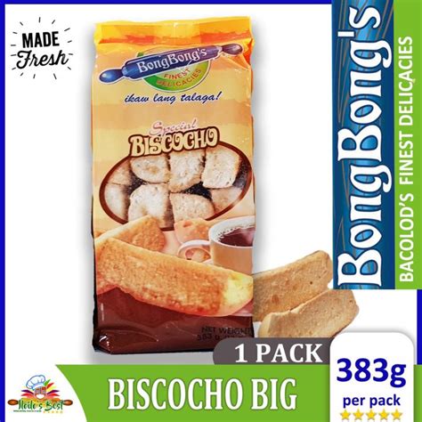 Iloilos Best Biscocho Big Pack 383 Grams Bongbongs Pasalubong