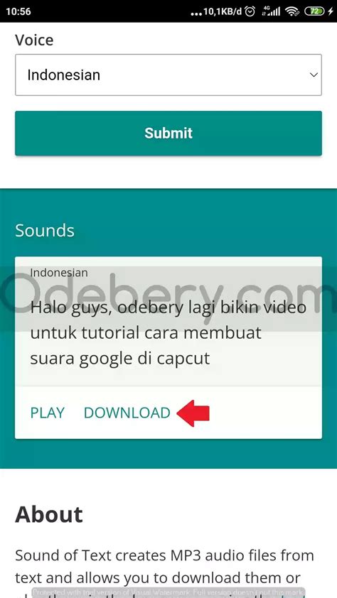 Cara Membuat Suara Google Di Aplikasi Capcut