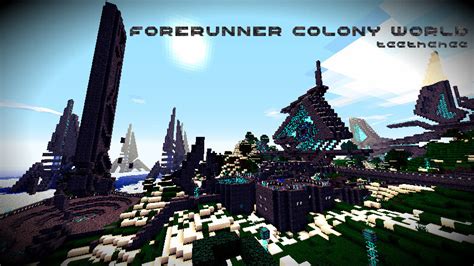 Halo Forerunner Colony World Minecraft Map