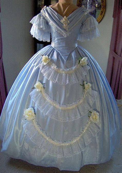 For Orders Only Custom Made 1800s Victorian Dance Dress 1840s