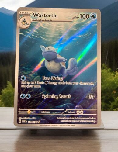 Pok Mon Tcg Wartortle Scarlet Violet Holo Illustration