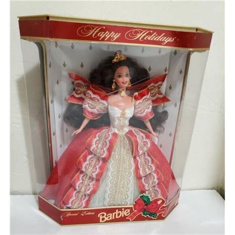 Vintage Toys Vintage Happy Holidays Brunette Barbie Doll