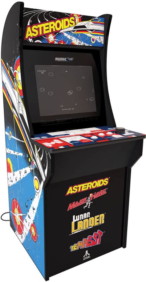 Best Buy Arcade1up Asteroids Arcade Cabinet Black 815221026018