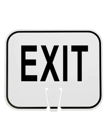 Exit Clip On Sign Clip Art Library