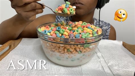 ASMR CEREAL MUKBANG NO TALKING CRUNCHY EATING YouTube