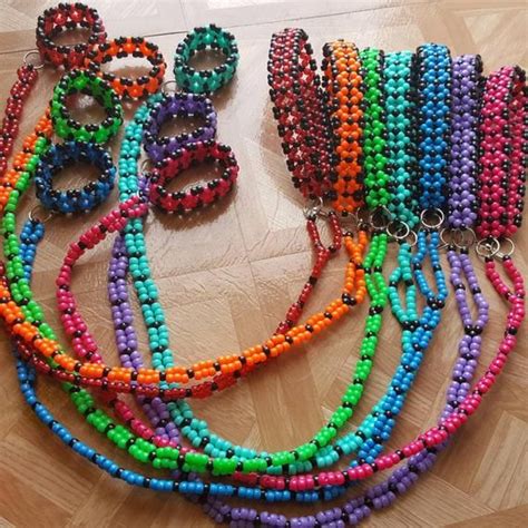 Made To Order Rave Kandi Leashkandi Harnessrave Outfit Kandi Necklace