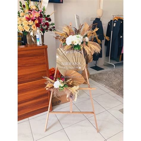 Jual Bunga Papan Akrilik Papan Bunga Akrilik Custom Standing Flower