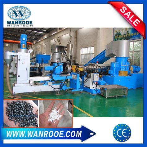 Kg H Waste Plastic Film Bag Compactor Pelletizing Line Wanrooetech