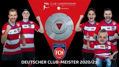 1 Fc Heidenheim 1846 German Club Champion In Efootball Dfl Deutsche