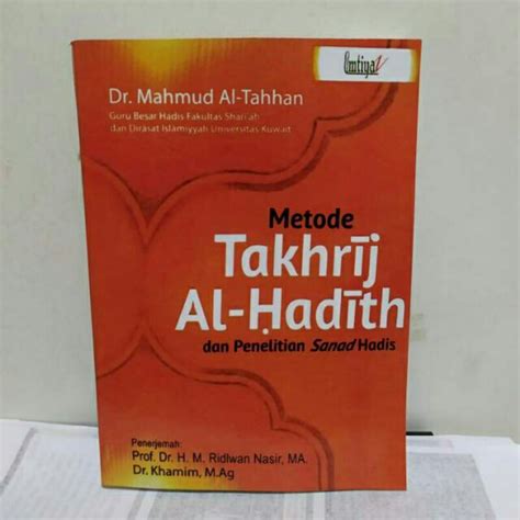 Jual Metode Takhrij Al Hadith Dan Penelitian Sanad Hadis Shopee Indonesia