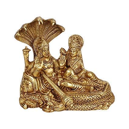 Buy Maa Padma Farms Astadhatu Metals Made Shri Lakshmi Narayan Idol