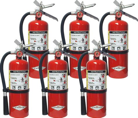 Купить Огнетушителей 6 Pack Amerex B500 5lb Abc Dry Chemical Class A B C Fire Extinguisher в