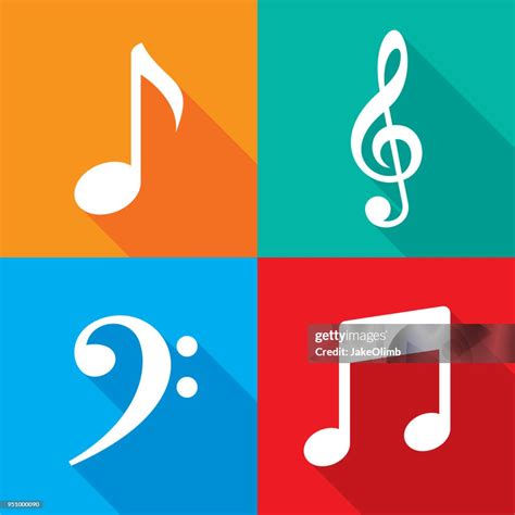 Music Note Icon Set High Res Vector Graphic Getty Images