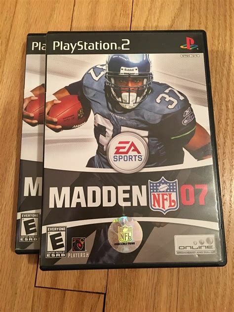 Ea Sports Nfl Madden 07 Ps2 Complete Wmanual Free Sh X Ebay