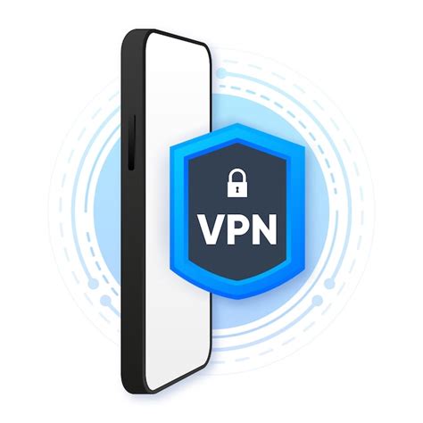 Premium Vector Vpn Service Phone With Secure Vpn Connection Concept