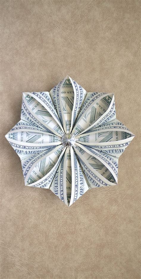 My MONEY FLOWER Nice Modular Dollar Origami Idea For Graduation