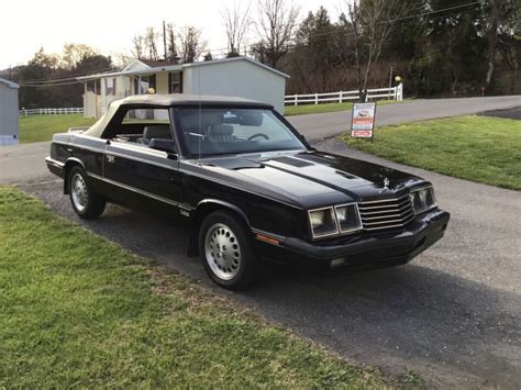 1985 Dodge 600 Convertible ES Turbo for sale