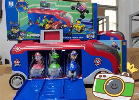 Paw Patrol Bus Toy Set, Hobbies & Toys, Toys & Games on Carousell