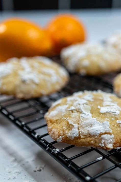 Meyer Lemon Crinkle Cookies The Night Owl Chef