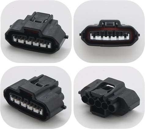 Amazon Huahua 1 5 10 20 50 Sets 5 Pin KET Engine Black Female Plug