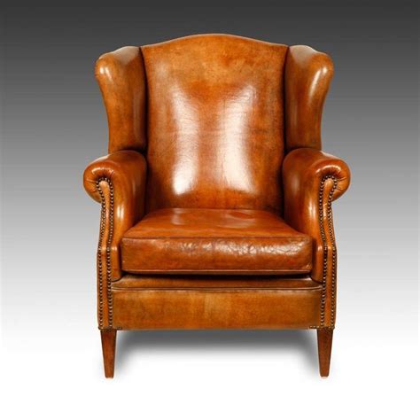 Camel Leather Club Chair Design Ideas