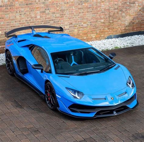 Lamborghini Aventador Super Veloce Jota Painted In Blu Nila Photo Taken