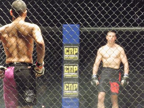 Two fighters face off.