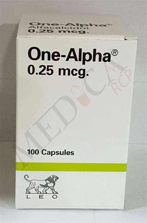 Medica Rcp One Alpha Capsules G Indications Effets