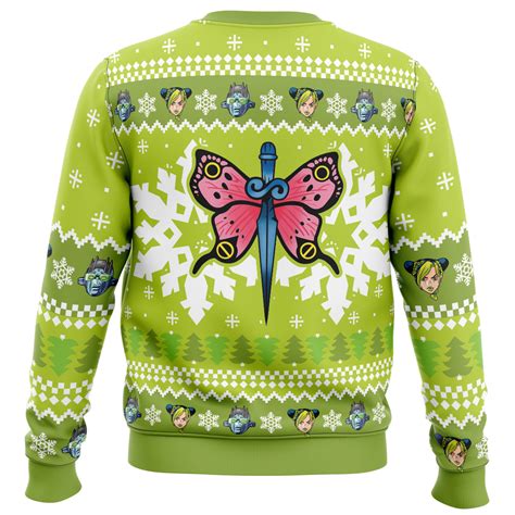 Christmas Jolyne Kujo Jojo's Bizarre Adventure Christmas Sweater - SuperTennisBlast