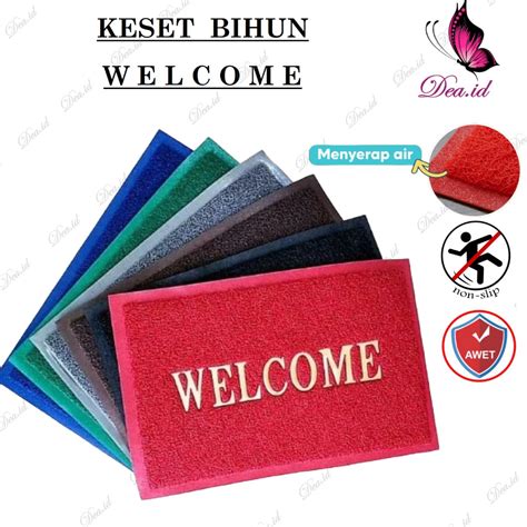 Jual Deastore Keset Welcome Tebal Premium Uk40 X 60 Cm Keset Bihun