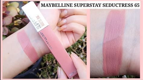 Maybelline Superstay Matte Ink Lipstick Shade Seductress 65 12