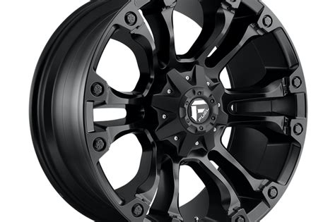 Alloy Wheel D Vapor Matte Black Fuel