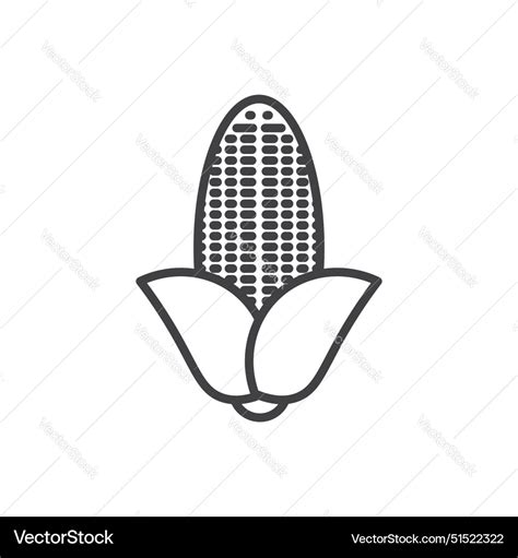 Corn Icon Royalty Free Vector Image Vectorstock