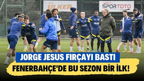 Jorge Jesus antrenman öncesi futbolculara fırçayı bastı YouTube