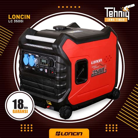 Jual Generator Genset Listrik Bensin Loncin Lc I Digital Inverter