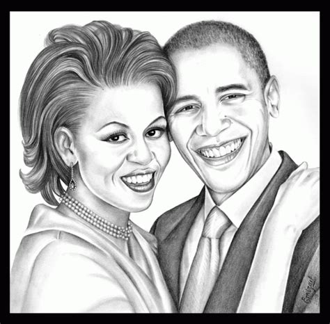 Michelle Obama Coloring Page