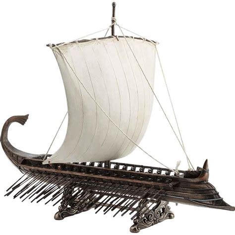 Trireme Greek Warship Statue