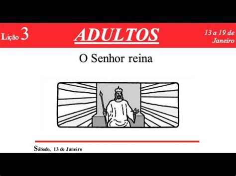 Lição 3 Sexta 19 1 2024 Estudo Adicional Lição da Escola Sabatina