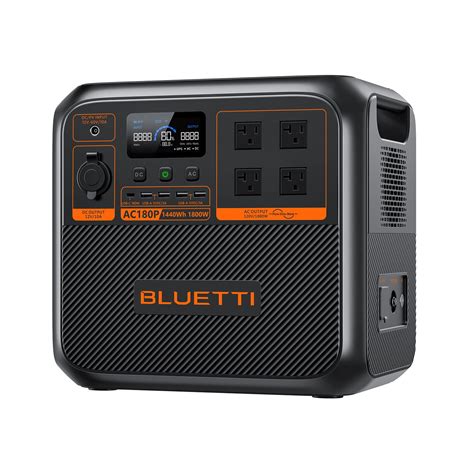 Bluetti AC180P Eco Power Station For Everyday Use Camping 1440Wh