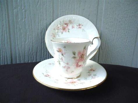 Royal Albert Trio Tea Cup Saucer Plate Set Breath Of Spring For All