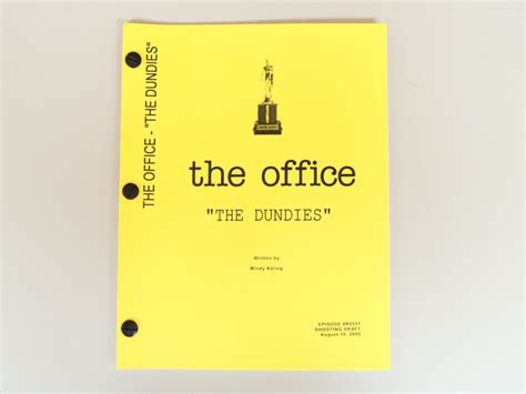 The Office - Original Script - CharityStars