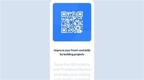 Frontend Mentor Qr Code Using Css Building Responsive Layouts With Html And Css Coding