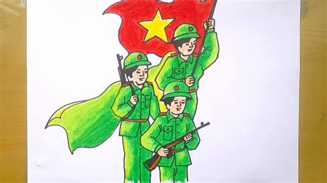 ve tranh chu bo doi don gian dep  nghia diem