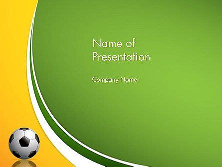 Modelo Do Powerpoint Tema De Futebol Power Points Futebol Temas